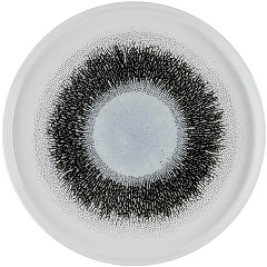  Churchill Assiettes avec rebord Studio Prints Fusion Black 260mm (Lot de 6) 