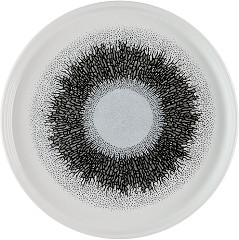  Churchill Assiettes avec rebord Studio Prints Fusion Black 210mm (Lot de 6) 