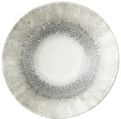  Churchill Assiettes creuses rondes Studio Prints Fusion Grey 203mm (Lot de 6) 