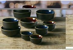  Churchill Pots &agrave; sauce Nourish Tokyo Blue Kochi 430ml (Lot de 12) 