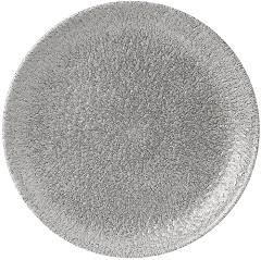  Churchill Assiettes rondes Raku Jasper Grey Evolve 217mm (Lot de 12) 