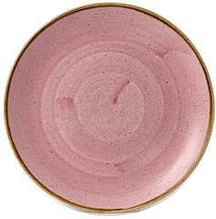  Churchill Assiettes rondes Petal Stonecast Pink 260mm (Lot de 12) 