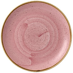  Churchill Assiettes rondes Petal Stonecast Pink 217mm (Lot de 12) 