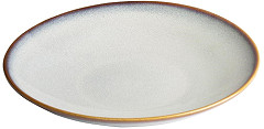  Olympia Assiettes creuses Drift gris uni 260 mm (lot de 4) 