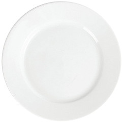  Olympia Assiettes &agrave; bord large blanches 202mm 