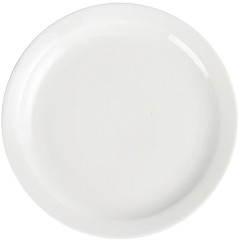  Olympia Assiettes &agrave; bord &eacute;troit blanches 250mm 