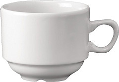  Churchill Tasses &agrave; th&eacute; empilables Nova Whiteware 213 ml  (Lot de 24) 