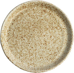  Olympia Assiettes plates beige mouchet&eacute; Canvas 18 cm 