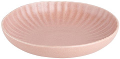  Olympia Assiettes calottes Corallite p&ecirc;che 220x50mm (lot de 6) 