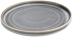  Olympia Assiettes plates rondes Cavolo anthracite 180mm (lot de 4) 
