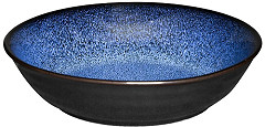  Olympia Bols plats Luna bleu nuit 210 mm (lot de 4) 