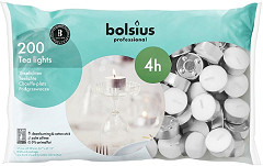  Bolsius Bougies chauffe-plat professionnelles 4 heures (lot de 200) 