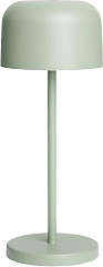  Olympia Lampe de table avec abat-jour rond Lucca verte 200mm 