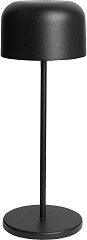  Olympia Lampe de table avec abat-jour rond Lucca noire 300mm 