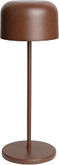  Olympia Lampe de table avec abat-jour rond Lucca marron 300mm 