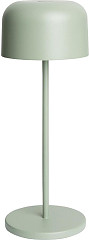  Olympia Lampe de table avec abat-jour rond Lucca verte 300mm 