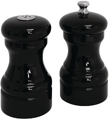  Olympia Ensemble sel et poivre en bois noir 