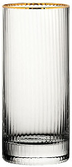  Utopia Verres hauts bord dor&eacute; Hayworth 355 ml (lot de 6) 