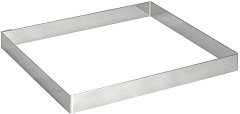  De Buyer Cercle &agrave; tarte carr&eacute; inox 200 x 20mm 
