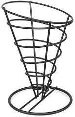  Olympia Support conique pour frites noir Olympia 