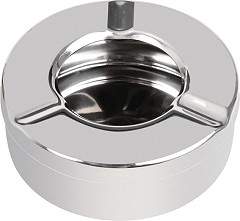  Olympia Cendrier inox anti-vent 90mm x 6 