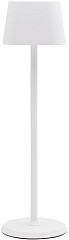  Securit Lampe de table LED sans fil blanche &agrave; intensit&eacute; variable Georgina avec c&acirc;ble de chargement magn&eacute;tique 