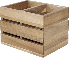  Olympia Organisateur de table en bois d'acacia 210x160x150mm 