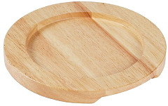  Olympia Support en bois clair pour plat rond en fonte avec oreilles GJ554 Olympia 