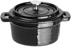  Vogue Mini-cocotte ronde en fonte 10 cm 