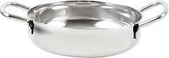  Olympia Plat en inox double poign&eacute;e Table Presentation 125 mm 