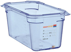  Araven Boîte hermétique bleue en ABS sans BPA GN1/4 150mm 