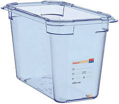  Araven Bo&icirc;te herm&eacute;tique bleue en ABS sans BPA GN1/3 200mm 
