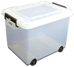  Araven Conteneur alimentaire mobile avec couvercle 50L 