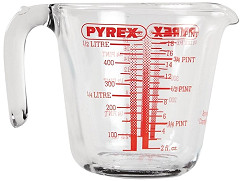  Pyrex Mesure en verre gradu&eacute;e 500ml 