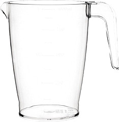  Olympia Pichet empilable en polycarbonate Kristallon 1L 