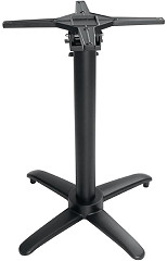  Bolero Pied de table basculant en aluminium noir Bolero 
