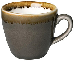 Olympia Tasse à espresso Kiln grise 85ml 