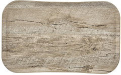  Cambro Plateau rectangulaire polyester aspect bois Century 32x53cm olivier clair 