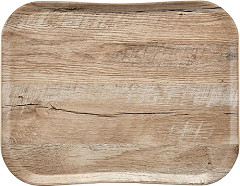  Cambro Plateau polyester Century aspect naturel bois chêne clair 330 x 430mm 