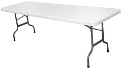  Bolero Table pliable au centre blanche 2430mm 