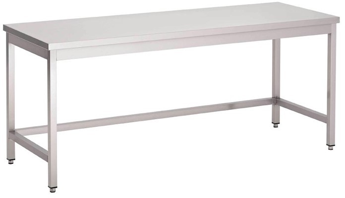  Gastro M Table inox sans &eacute;tag&egrave;re basse 1200 x 700 x 850mm 