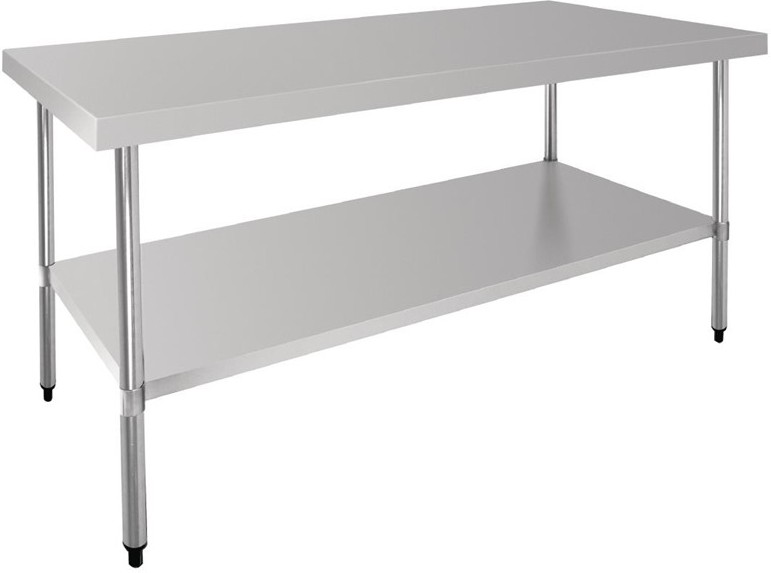  Vogue Table inox centrale 1800mm 