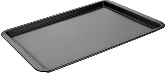  Vogue Plaque &agrave; p&acirc;tisserie antiadh&eacute;sive en acier carbone 370 x 257mm 
