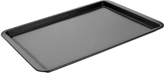  Vogue Plaque &agrave; p&acirc;tisserie antiadh&eacute;sive en acier carbone 370 x 257mm 