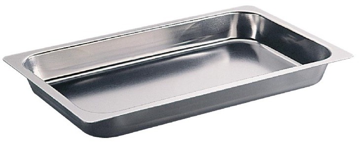  Bourgeat Plat &agrave; r&ocirc;tir inox profond GN1/1 Bourgeat 