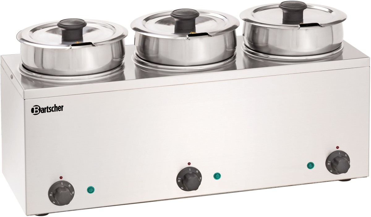  Bartscher Bain Marie Hotpot, 3x pot, 3,5 L 