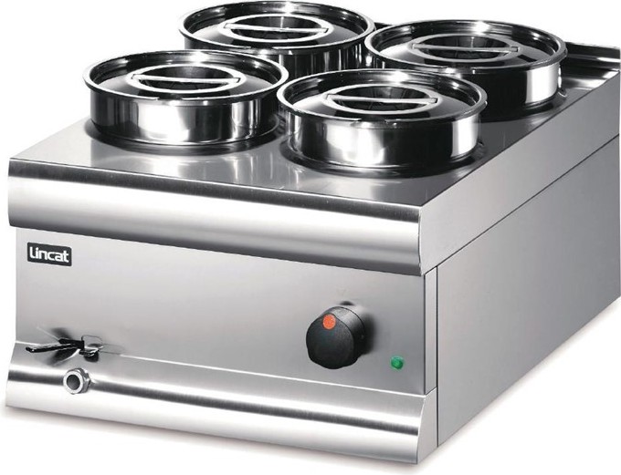  Lincat Bain-Marie 4 pots Silverlink 600 BS4W 