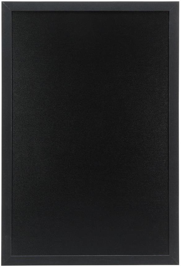  Securit Ardoise murale cadre en bois noir avec feutre craie et fixations 40x60cm 