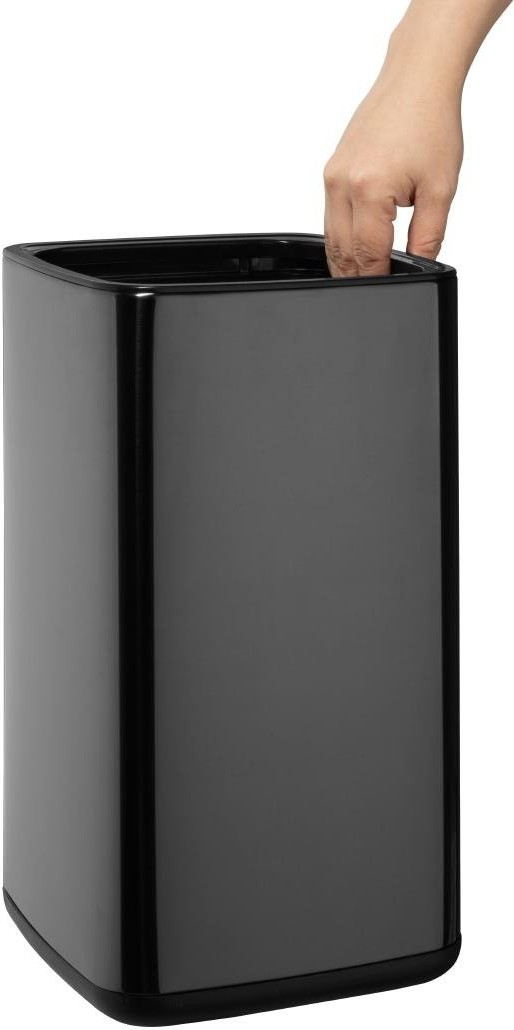  Bolero Poubelle carr&eacute;e noire 10L 