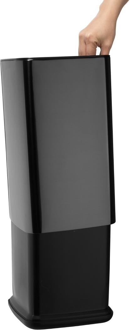  Bolero Poubelle carr&eacute;e noire 10L 